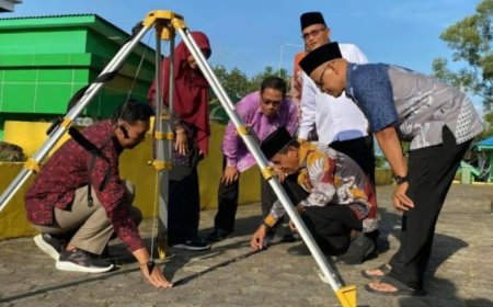 Kemenag Kepri Ajak Umat Islam Cek Ulang Arah Kiblat Secara Mandiri