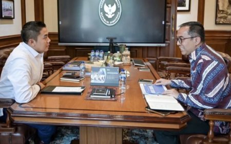 Seskab-Mendiktisaintek Bahas Beasiswa Garuda Cetak Talenta Unggul
