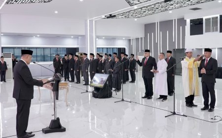 Lantik 78 Pejabat Struktural, Wamen Ossy: Rotasi dan Promosi Jabatan Bentuk Birokrat yang Adaptif