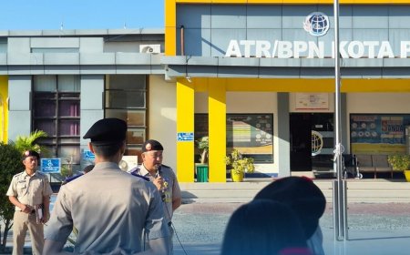 Apel Pagi Kantah Kota Palu: Disiplin Kunci Utama Wujudkan Pelayanan Profesional