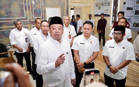 Menteri Nusron Tinjau Kantah Kabupaten Aceh Tamiang Pascabencana Hidrometeorologi Sumatera 2025