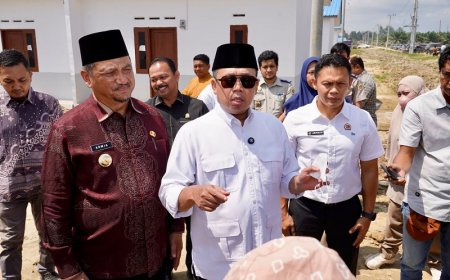 Tinjau Lokasi Huntap bagi Korban Bencana Aceh Tamiang, Menteri Nusron Pastikan Lahan 100% Siap Digunakan
