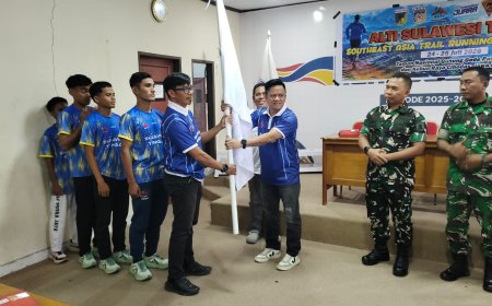 KONI Sulteng Lepas Atlet Lari Trail Sulteng ke Kejuaraan Asia Tenggara