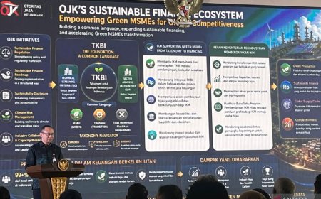 OJK Buka Peluang Terapkan Target Penyaluran Kredit Hijau Bagi Bank
