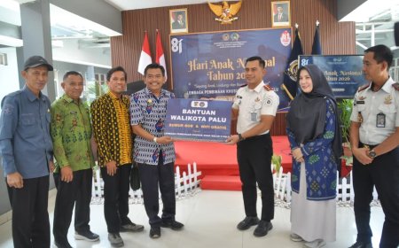 Penyerahan Ijazah Paket A, B, dan C Warnai Peringatan HAN 2026 di LPKA Palu