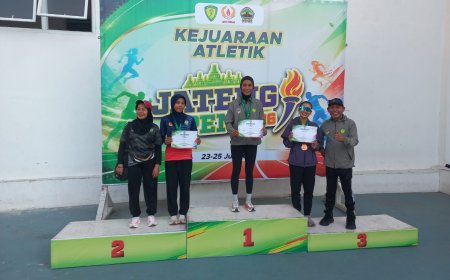 Kejurnas Atletik Jateng Open: Asnidar Sumbang Emas  Pertama untuk PASI Sulteng