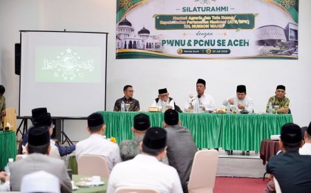 Menteri Nusron Ajak PWNU dan PCNU Se-Aceh Percepat Sertipikasi Tanah Wakaf