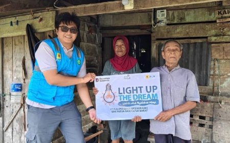 PLN Beri Sambungan Gratis Untuk 38 Rumah Prasejahtera di Papua Selatan