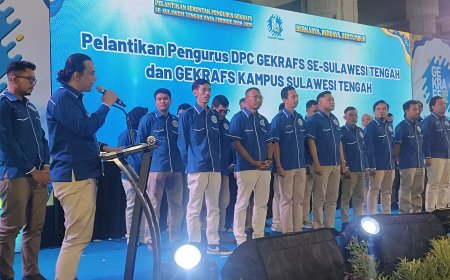 Hasan Abdul Kadir: Gekrafs Harus Jadi Motor Ekonomi Kreatif Sulteng
