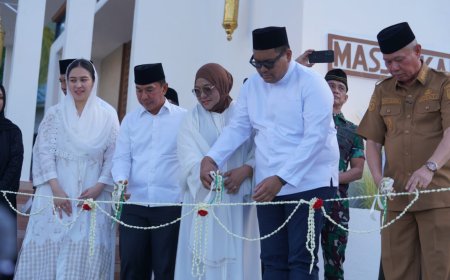 Wakil Ketua MPR Resmikan Masjid Kartini Al-Husein