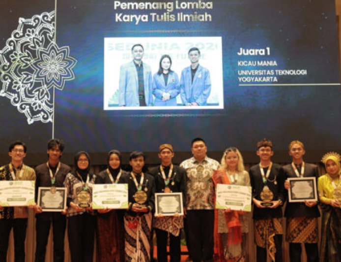 Karya Limiah Mahasiswa UTY Juara Pertama LKTI Nasional Yang Digelar IMIP 2026