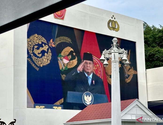 Presiden Sebut Pelantikan Perwira TNI Polri Jadi Awal Pengabdian