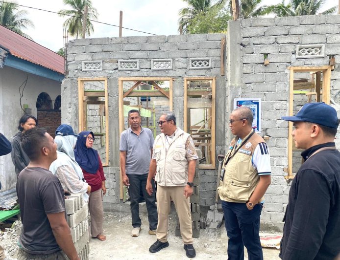 Desa Toini Jadi Percontohan Program Bantuan Rehab Rumah