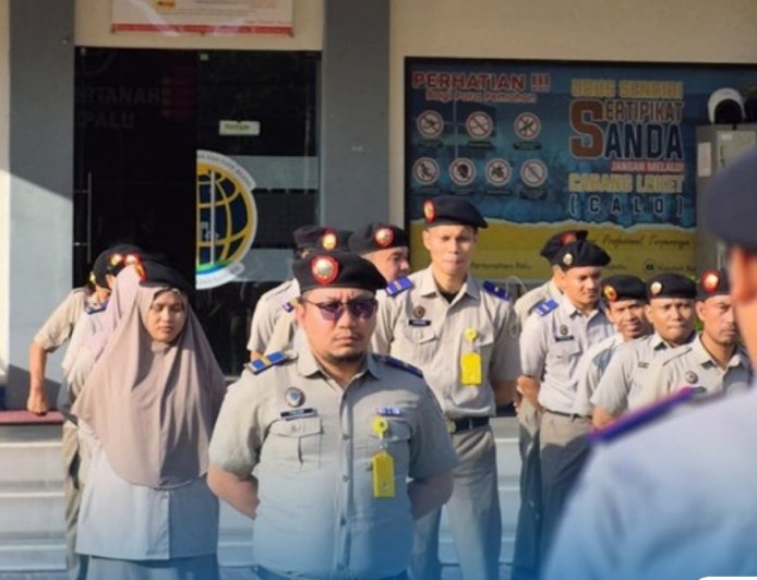 Apel Pagi, ASN Kantah Diingatkan Disiplin dalam Memberikan Pelayanan