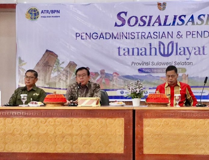 Kementerian ATR/BPN Adakan Sosialisasi Pengadministrasian Tanah Ulayat untuk Perkuat Kepastian Hukum