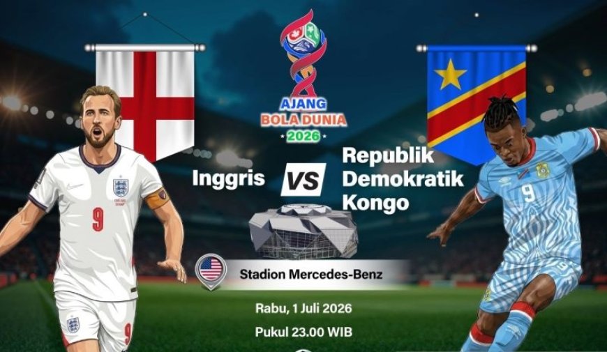 Inggris vs Kongo: Lagi-lagi Laga Berat Sebelah