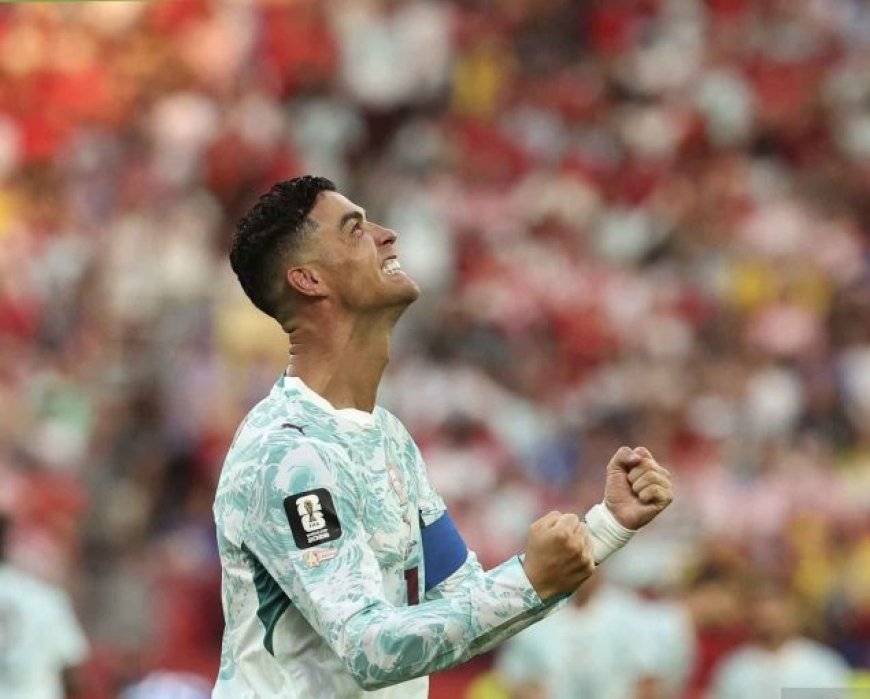 Cristiano Ronaldo Pemain Tertua Cetak Gol di Fase Gugur Piala Dunia