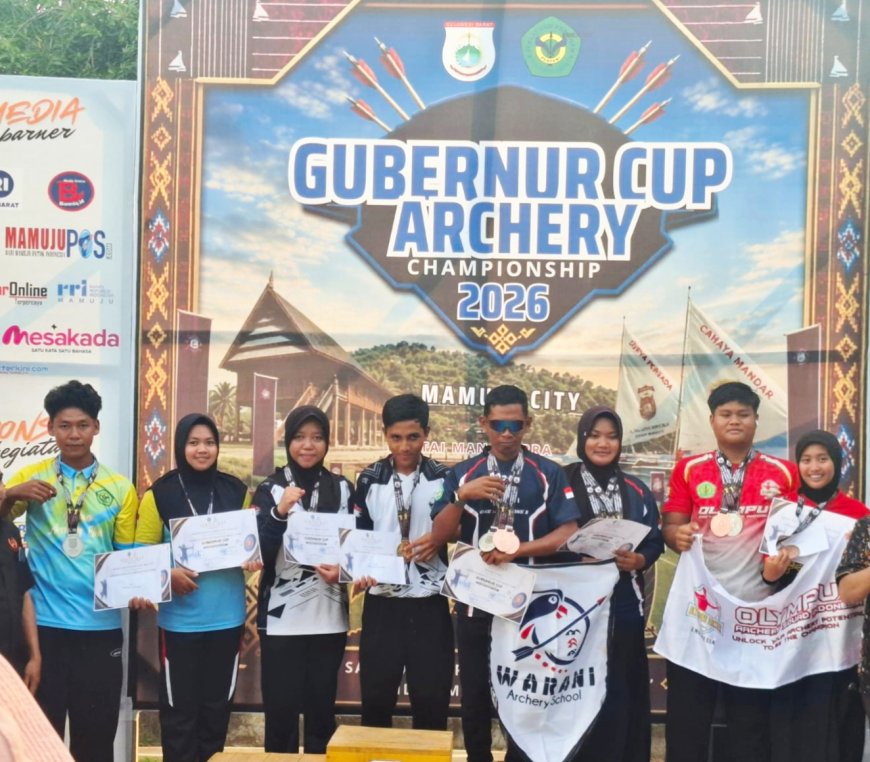 PERPANI Kota Palu Borong Medali di Gubernur Cup Sulbar Archery
