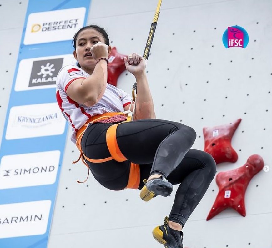 Desak Made Sabet Emas World Climbing Series Krakow 2026