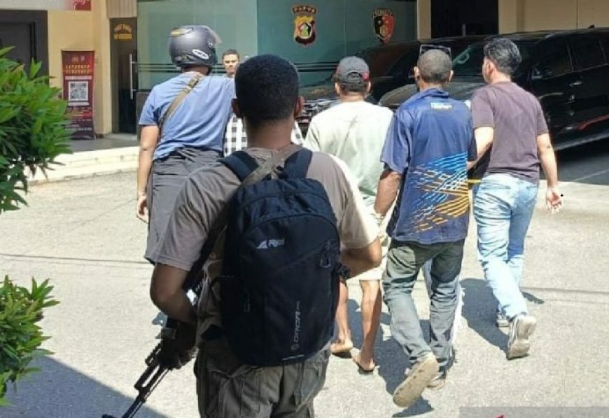 Satgas ODC Tangkap Lima Orang Pelaku Peredaran Senpi KKB Yalimo