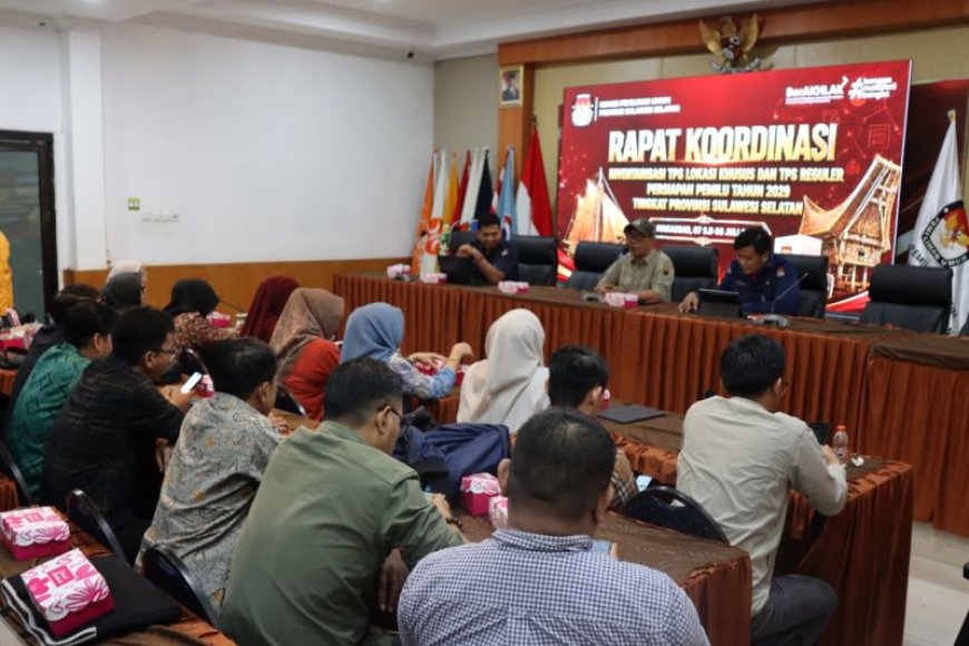 KPU Sulsel Invetarisasi TPS Lokasi Khusus-Reguler Untuk Pemilu 2029