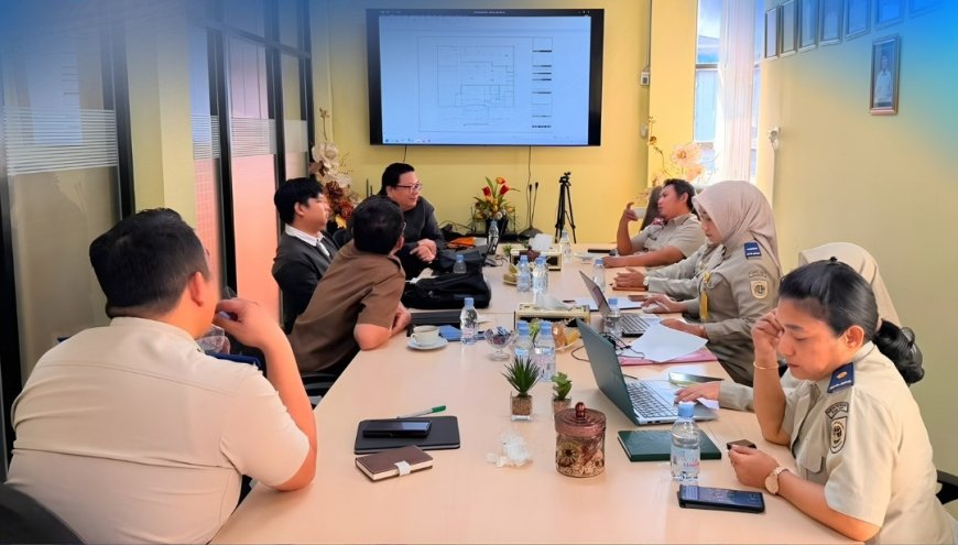 Rapat Koordinasi Renovasi Gedung Kantor Pertanahan Kota Palu