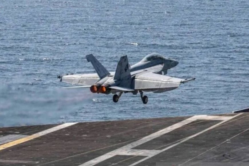 AS Hantam Puluhan Target Militer Iran Dekat Hormuz