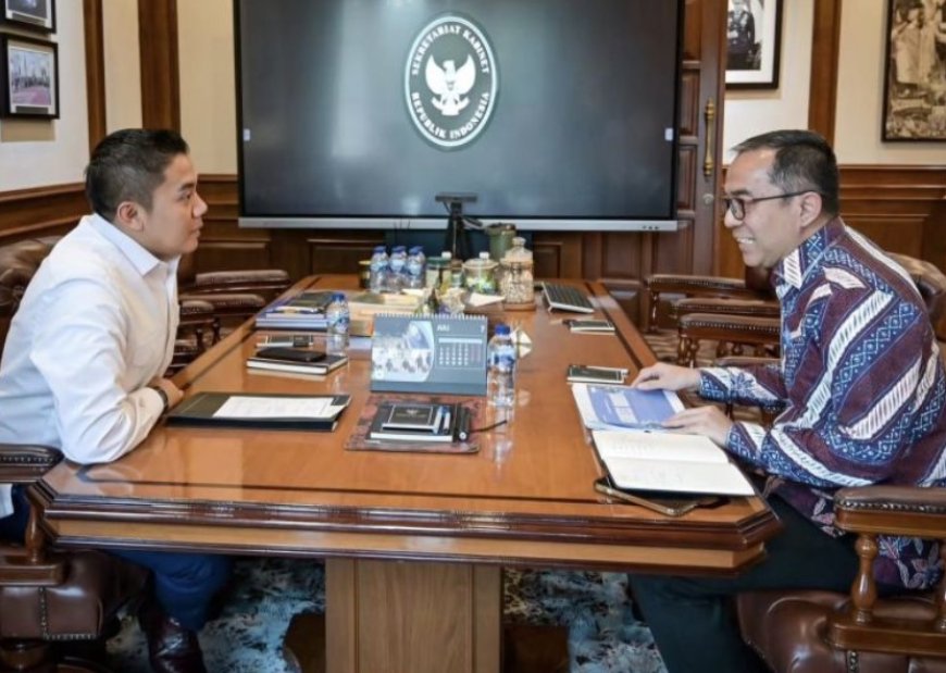 Seskab-Mendiktisaintek Bahas Beasiswa Garuda Cetak Talenta Unggul