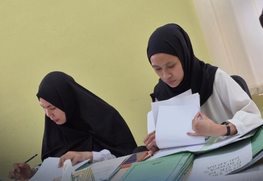 Pembinaan Tim Kendali PTSL Oleh Kanwil BPN Sulteng di Kantor Pertanahan Kota Palu