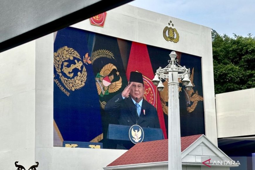 Presiden Sebut Pelantikan Perwira TNI Polri Jadi Awal Pengabdian