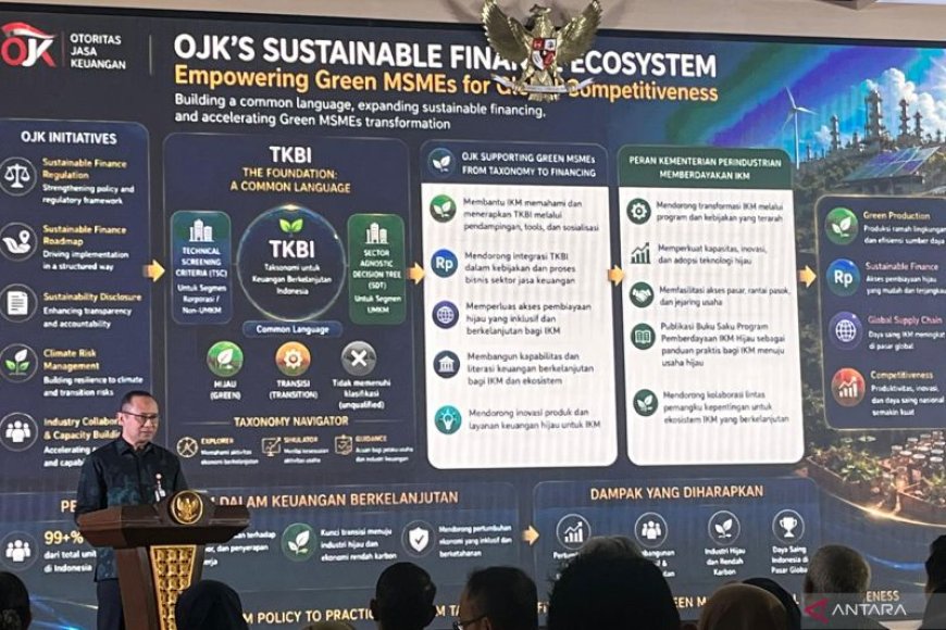 OJK Buka Peluang Terapkan Target Penyaluran Kredit Hijau Bagi Bank