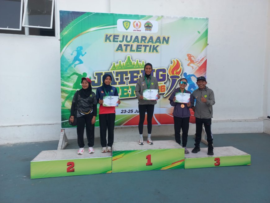 Kejurnas Atletik Jateng Open: Asnidar Sumbang Emas  Pertama untuk PASI Sulteng