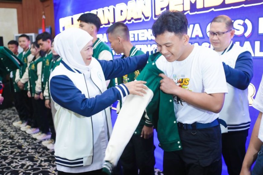 Gubernur Khofifah  Optimistis Jatim Kembali Juara Umum LKS Nasional 2026
