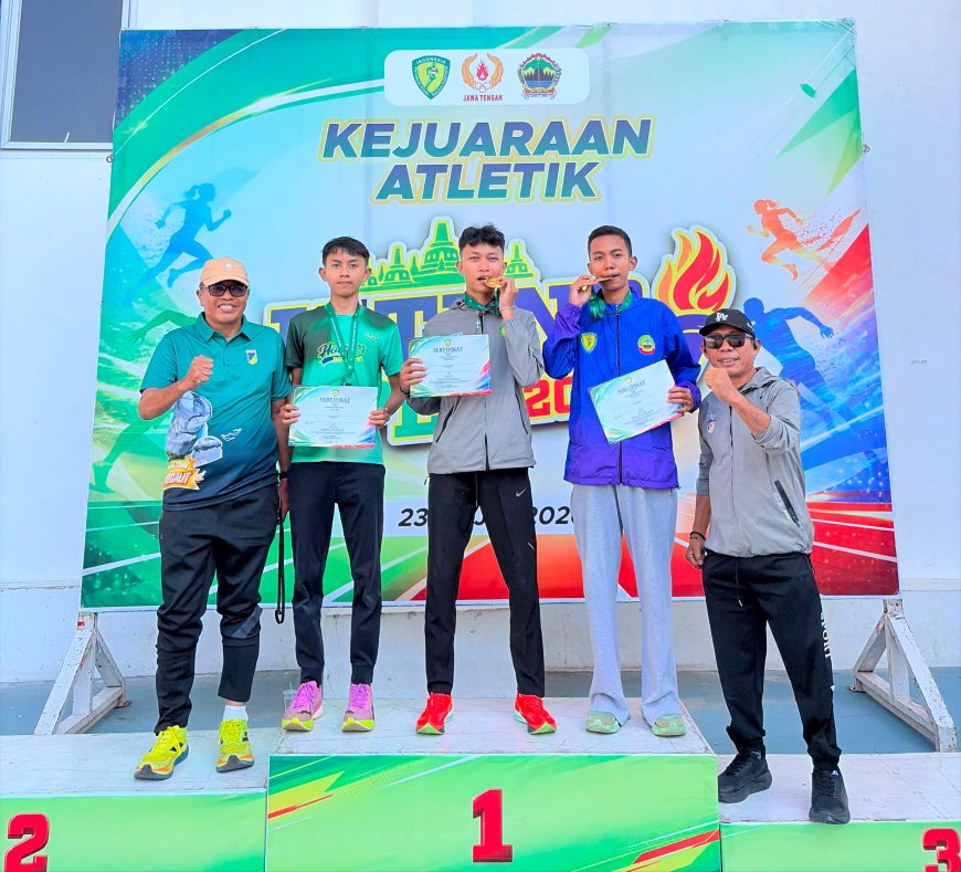 Dua Hari Kejurnas Atletik Jateng Open 2026, Kontingen Sulteng Borong 4 Medali