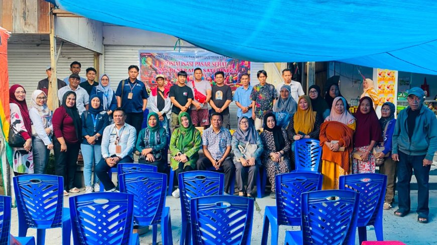 Sosialisasi Pasar Sehat dan Penerapan Satu Harga di Pasar Manonda