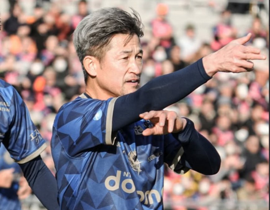 Kazuyoshi Miura Cetak Gol Pertama Dalam Empat Tahun di Usia 59 Tahun