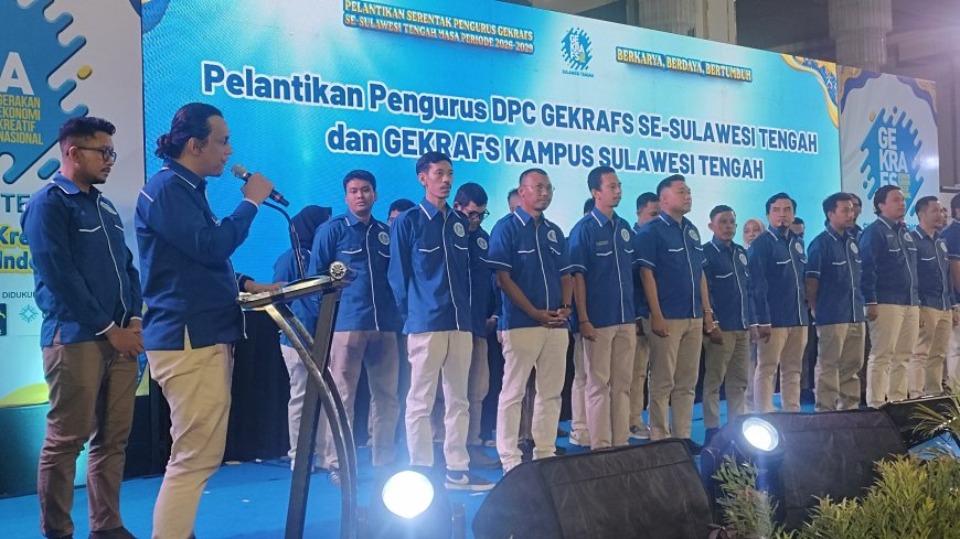 Hasan Abdul Kadir: Gekrafs Harus Jadi Motor Ekonomi Kreatif Sulteng