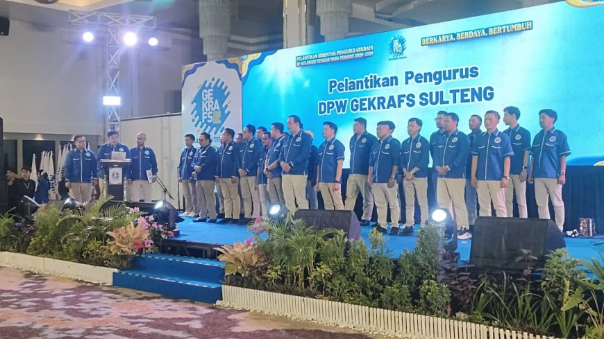 Gekrafs Sulteng Resmi Dilantik, Siap Dorong Ekonomi Kreatif Inklusif