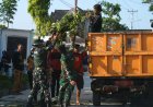 Pemkot dan Kodam Palaka Wira Aksi Bersih-Bersih Lingkungan
