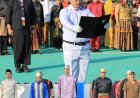    Pertanahan Kota Palu Upacara HUT Ke-81 RI di Kanwil BPN