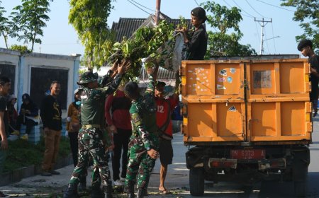Pemkot dan Kodam Palaka Wira Aksi Bersih-Bersih Lingkungan