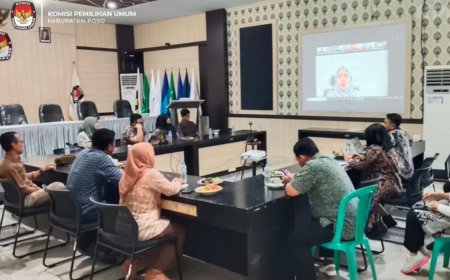 KPU Poso Ikuti Rapat Monev Pembangunan Zona Integritas