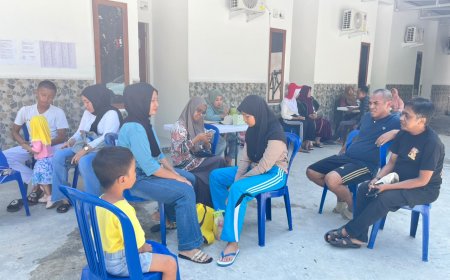 Ramai, Orangtua Jenguk Anaknya di Pemusatan Pelatihan Capaska