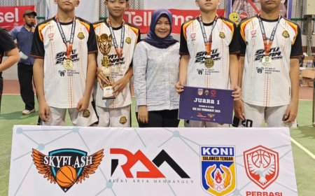 Tiga Juara Pertama, 168 Basketball Bersinar di Kompetisi 3x3