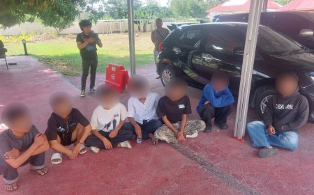 Polres Sigi Amankan Delapan Remaja dari Tiga Genk Motor