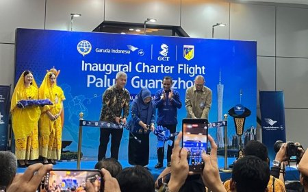 Bandara Mutiara Resmi Layani Penerbangan Internasional Palu-Guangzhou