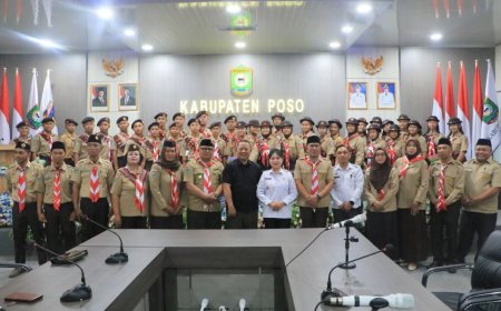 Pemkab Poso Lepas 54 Peserta  Jambore Nasional XII Tahun 2026