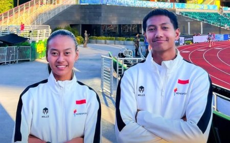 Dua Atlet Muda Tembus 10 besar Kejuaraan Dunia Atletik U20