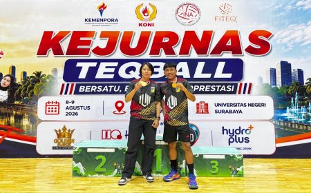Teqball Sulteng Raih Dua Perunggu di Kejurnas 2026, Modal Menuju PON Pantai
