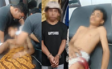 Polsek Wakep Amankan Pelaku Penganiayaan dengan Sajam